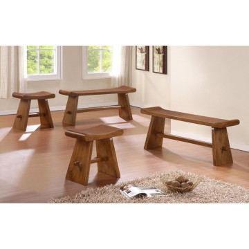 Solid Trembesi Wooden Bench Chair